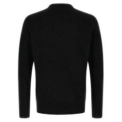 Crew-Neck Sweater with Slits