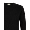 Crew-Neck Sweater with Slits