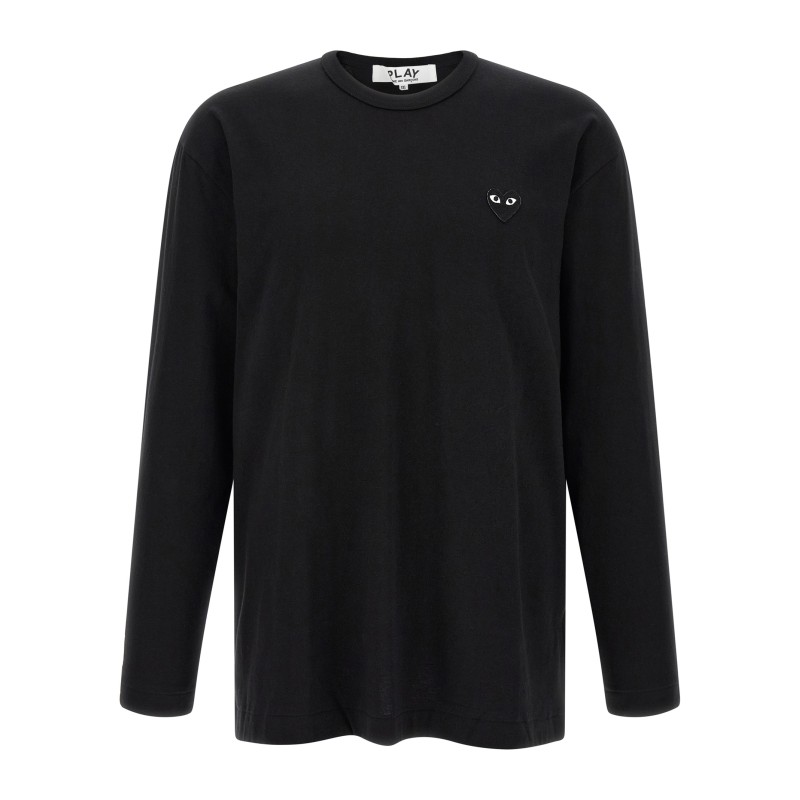 Heart patch long sleeve t-shirt