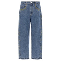 'Jorian' jeans with embroideries