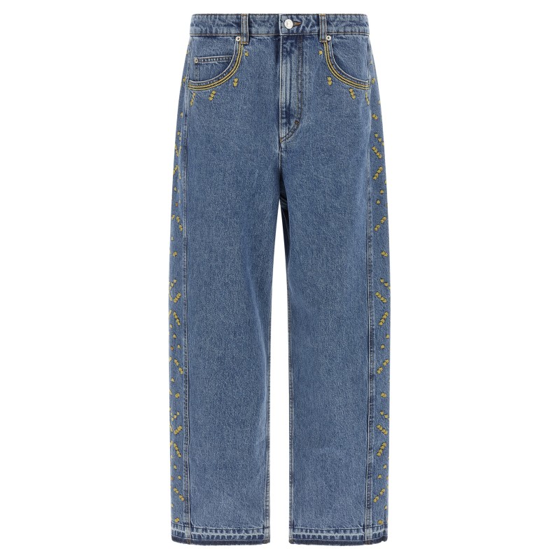 'Jorian' jeans with embroideries