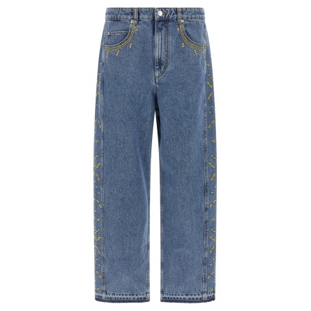 'Jorian' jeans with embroideries
