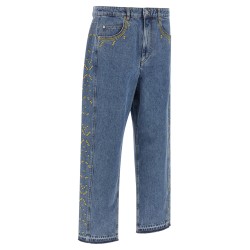 'Jorian' jeans with embroideries