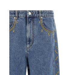 'Jorian' jeans with embroideries