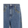 'Jorian' jeans with embroideries