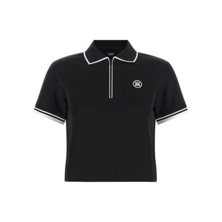 Zipped polo shirt