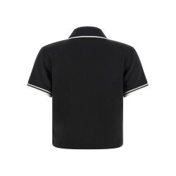 Zipped polo shirt