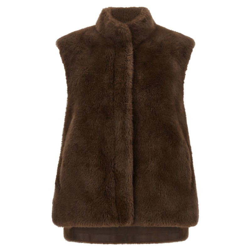 Eco-fur vest