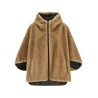 Reversible cape with hood