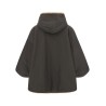 Reversible cape with hood