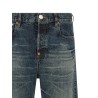 'Boke Flower' button jeans