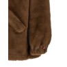 Eco-fur hooded jacket