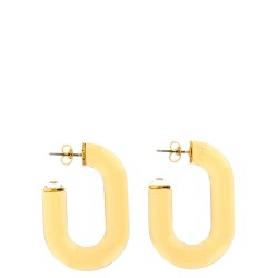 'Bo Resine' earrings with crystal detail
