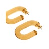 'Bo Resine' earrings with crystal detail