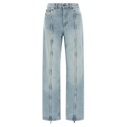 Front zip jeans