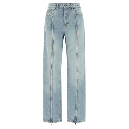 Front zip jeans