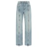 Front zip jeans