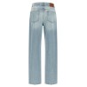 Front zip jeans