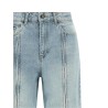 Front zip jeans