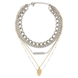 ' Collier 5 Rangs' necklace