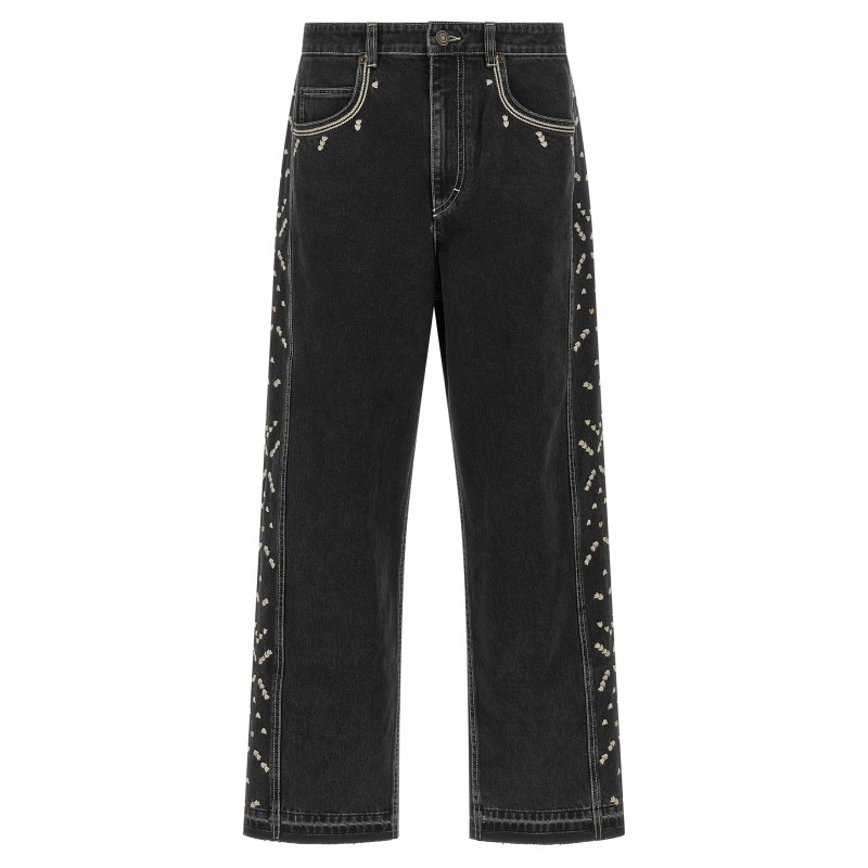 'Jorian' jeans with embroideries