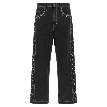 'Jorian' jeans with embroideries