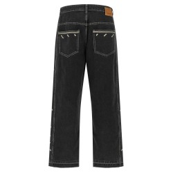 'Jorian' jeans with embroideries