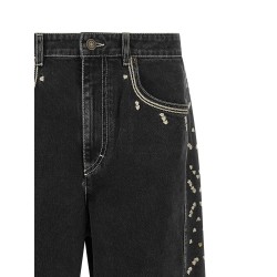 'Jorian' jeans with embroideries