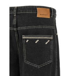 'Jorian' jeans with embroideries