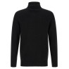 High neck sweater with slits