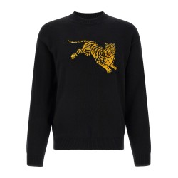 'Jumping Tiger' intarsia sweater