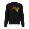 'Jumping Tiger' intarsia sweater
