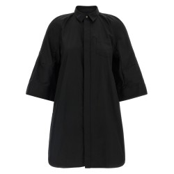 Chemisier dress with wide sleeves