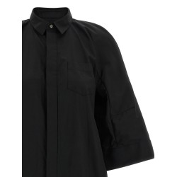 Chemisier dress with wide sleeves