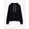 Cotton blend sweatshirt with embroidered logo on the front
