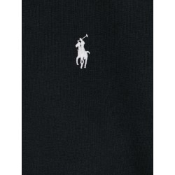 Cotton blend sweatshirt with embroidered logo on the front