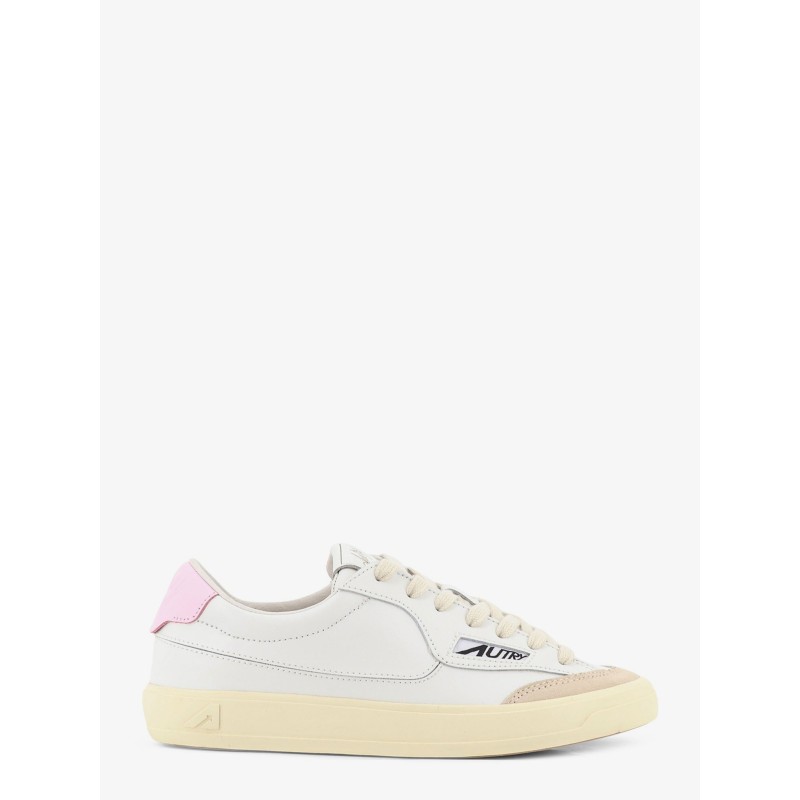 Windscape leather sneakers with suede insert