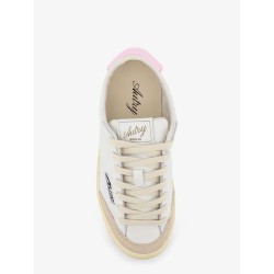 Windscape leather sneakers with suede insert