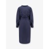 Cotton dress with belt