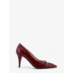 Gucci Rosso Ancora GG leather décolleté