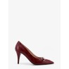 Gucci Rosso Ancora GG leather décolleté