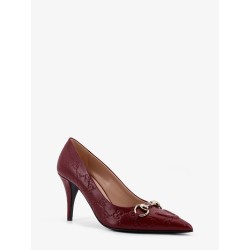 Gucci Rosso Ancora GG leather décolleté