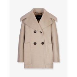 Mario double-breasted cashmere coat
