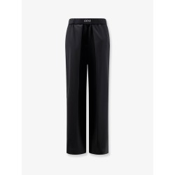 Wool trousers with Logo detail