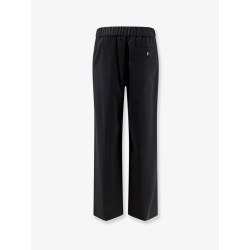 Wool trousers with Logo detail