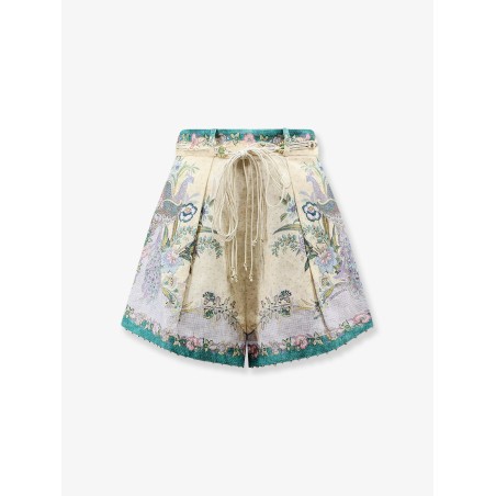 Indra cotton and silk shorts