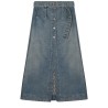 GONNA MIDI IN DENIM