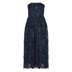 3D LACE MIDI DRESS