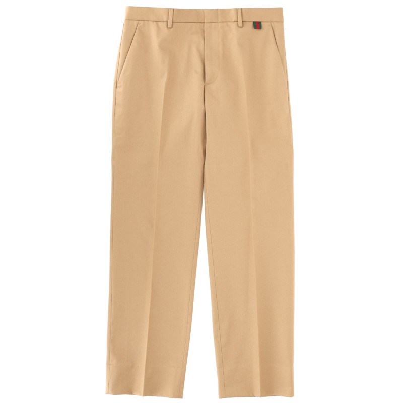 COTTON TAILORED PANTS