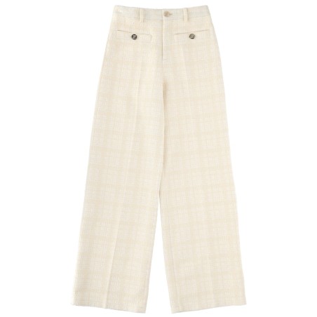 COTTON TAILORED PANTS